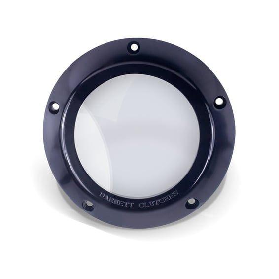clear derby cover. Black