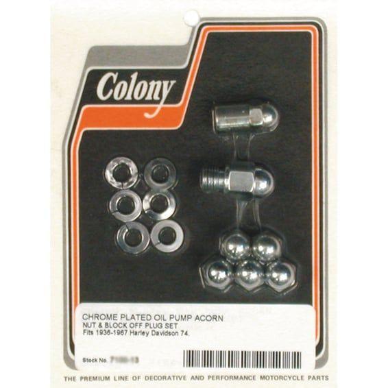 oil pump mount nuts, acorn