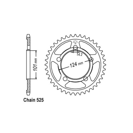 JT rear sprocket 898.37