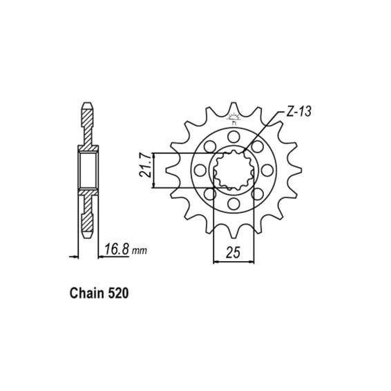 JT Front Sprocket 1373.17