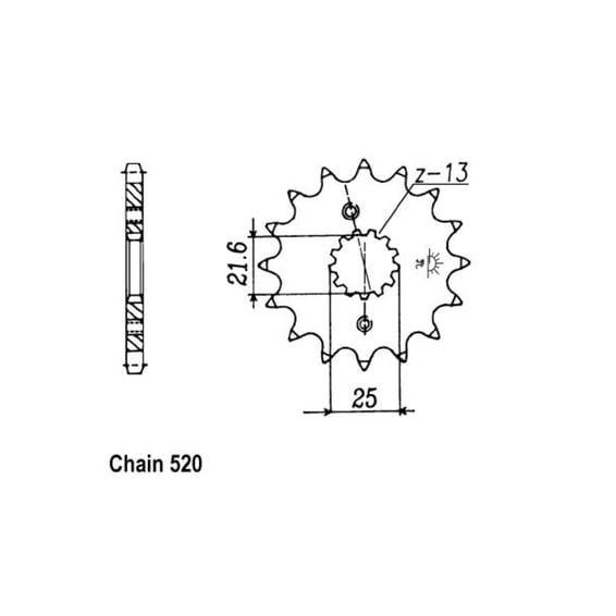 JT Front Sprocket 436/565.14
