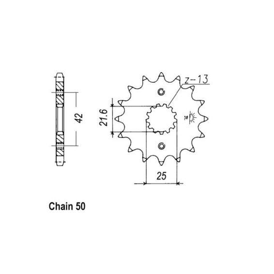 JT Front Sprocket 513.17