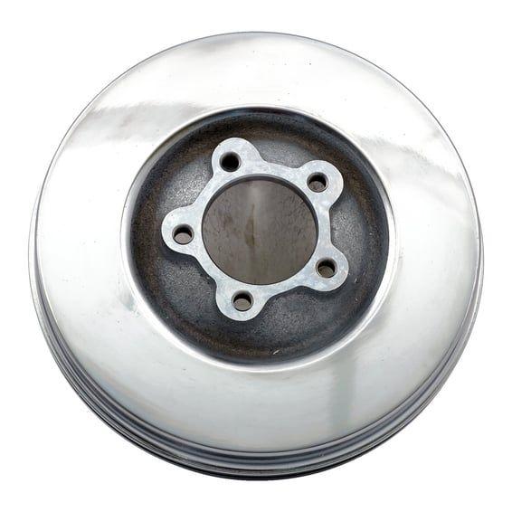 Brake drum front, chrome plated
