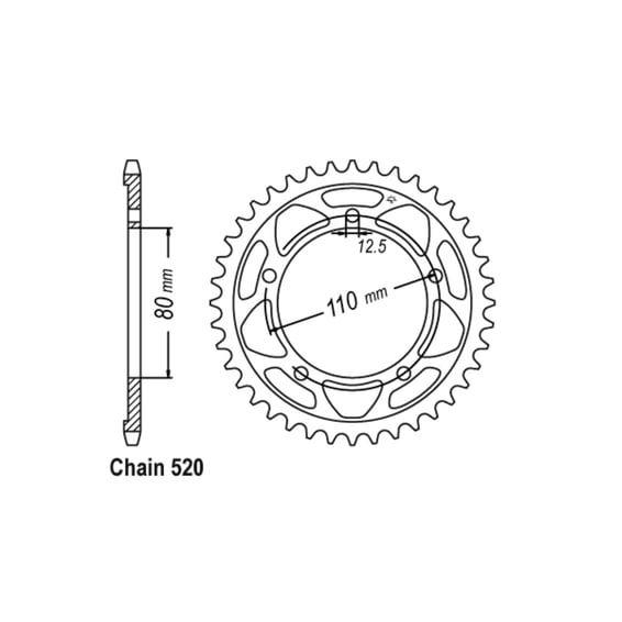 JT rear sprocket 2012.42