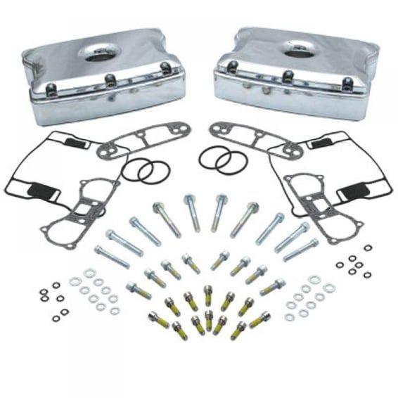 die-cast rocker cover kit. Chrome