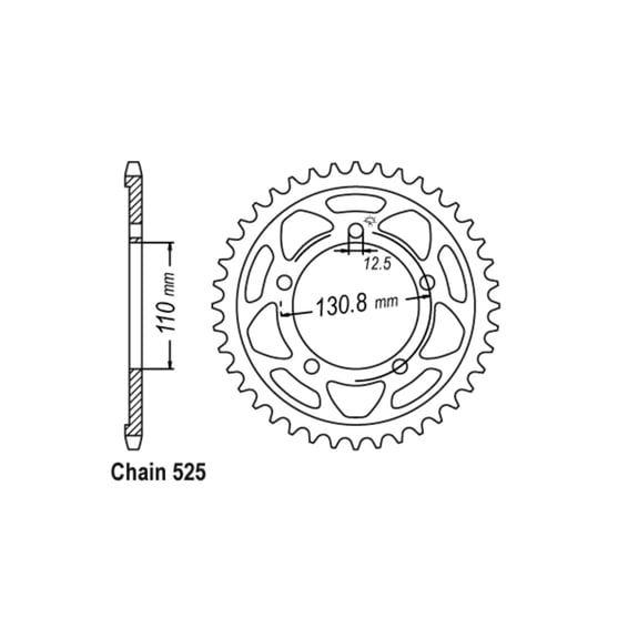 JT rear sprocket 7.45