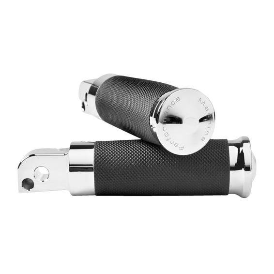 Contour passenger footpegs. Chrome