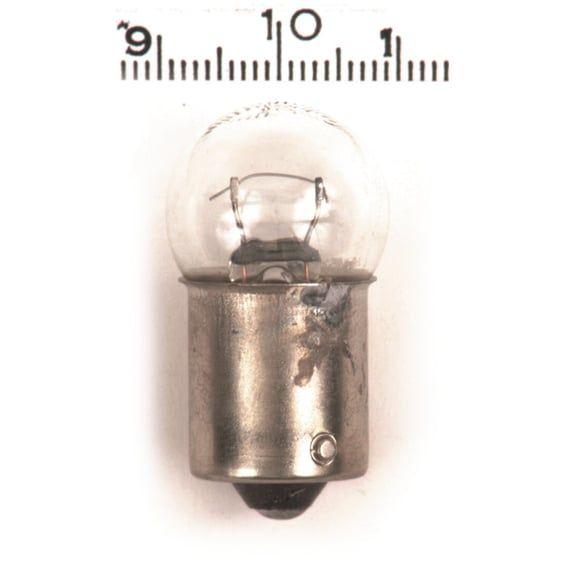 Light bulb bullet light. 12-volt 8w. Single filament. Clear