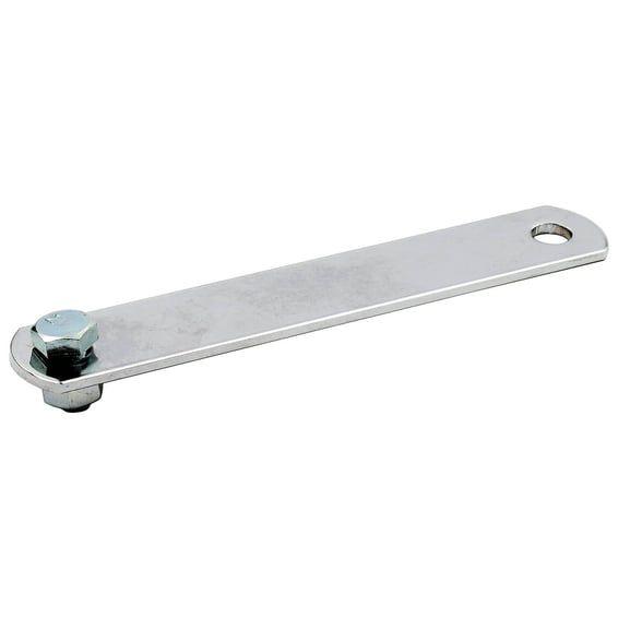 Universal exhaust mount bracket. 6" long, 2 holes