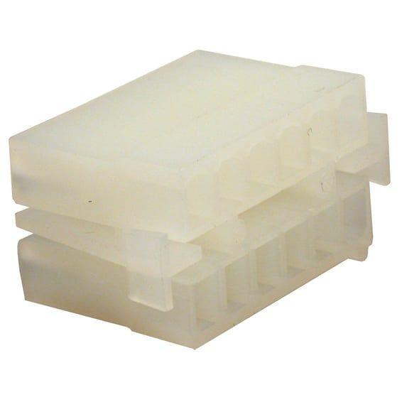 NAMZ, AMP/TE connector. White, plug, 12-pins