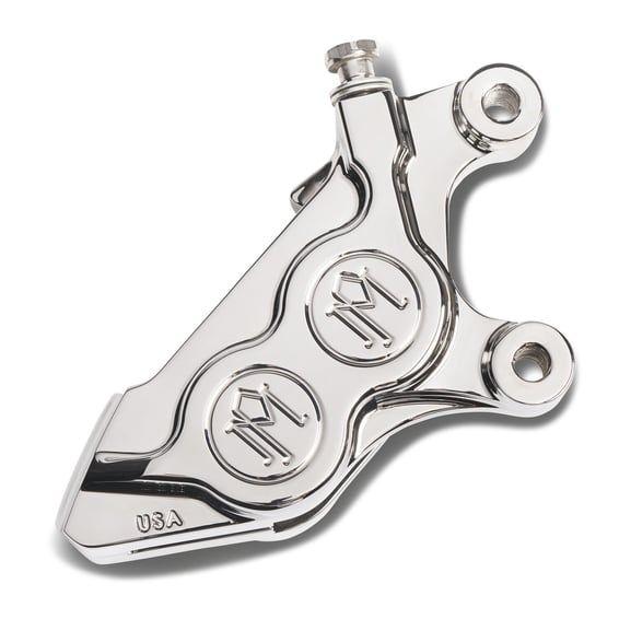 PM, 4-p 08-up 125x4b caliper. Bolt-on, right front. Chrome
