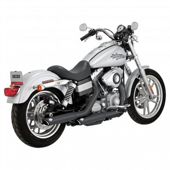 3" Twin slash slip-on PCX mufflers. Black