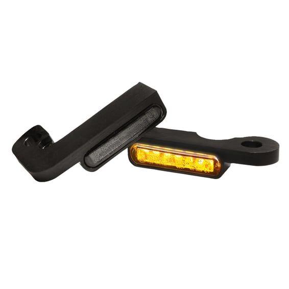 'Stripes' below bar turn signals. Black no PL