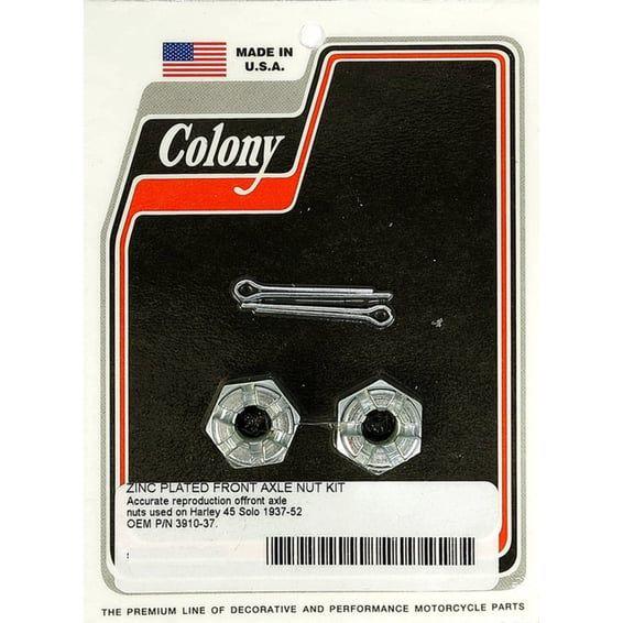 axle nut kit. Front