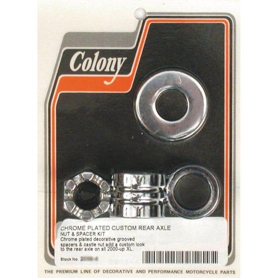 axle spacer kit rear, grooved