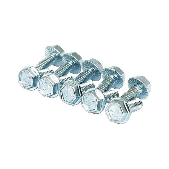 Flanged screw