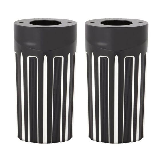 10-Gauge fork boots for fat wheels. Black CC