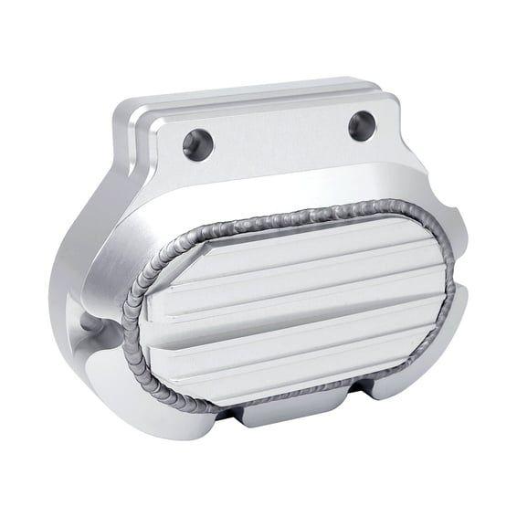 JIMS, handcrafted billet transmission end cover. Chrome