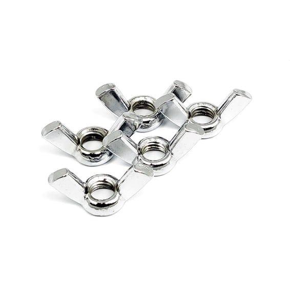 Chrome wing nut, 3/8-16