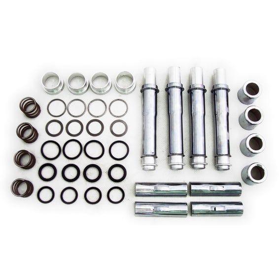 Complete 91-03 XL multiple-parts pushrod cover kit. Chrome