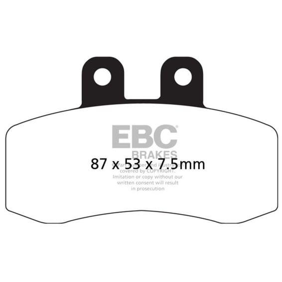 Organic brake pads