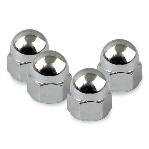 head bolt cover kit. Acorn, chrome