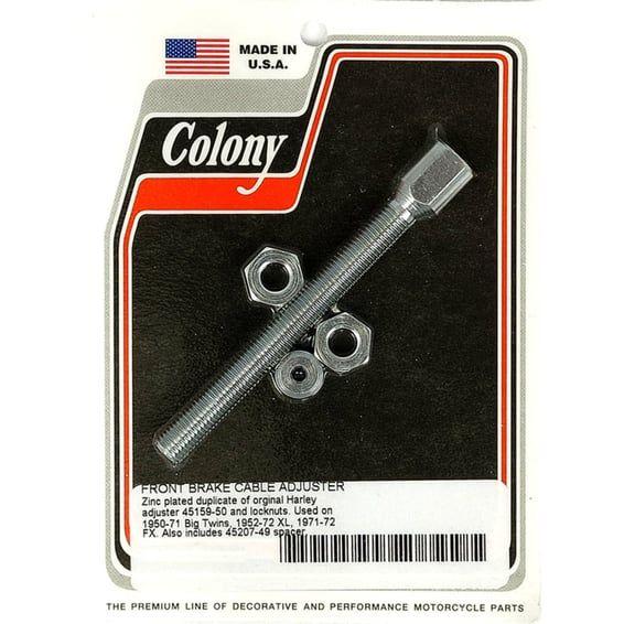front brake cable adjuster. Zinc