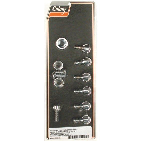 jiffy & foot control mount kit. Chrome