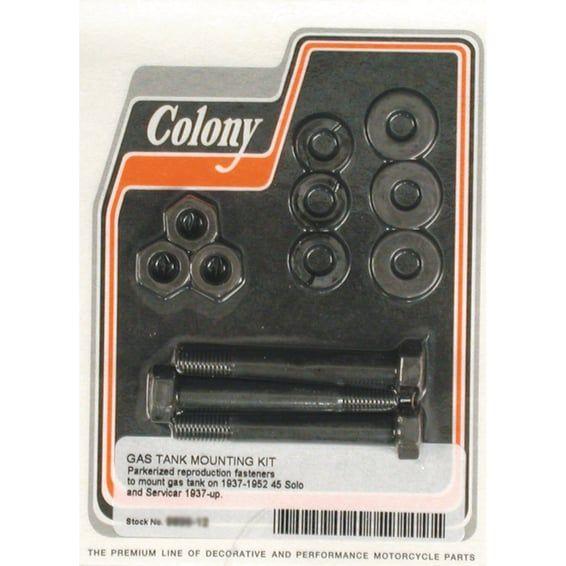 oil tank mount kit. Black parkerized