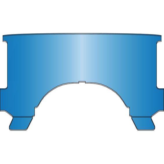 repl. adj. lower window (style B). Blue