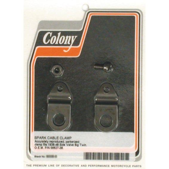 spark control cable clamp