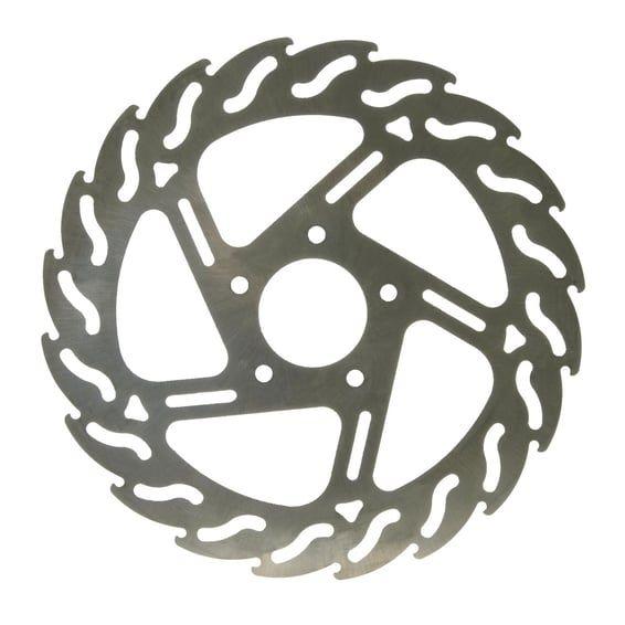 Flame brake rotor. Front right