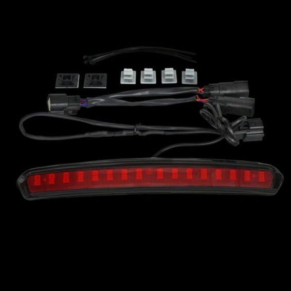 Tour-Pak® lid light. Black, red lens