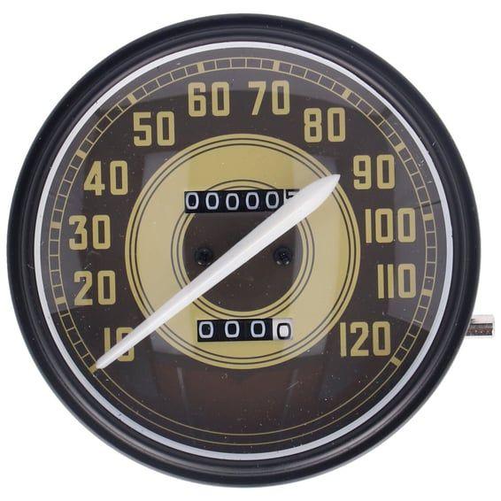 FL speedometer, '41-45 face', green army. 2:1 MPH