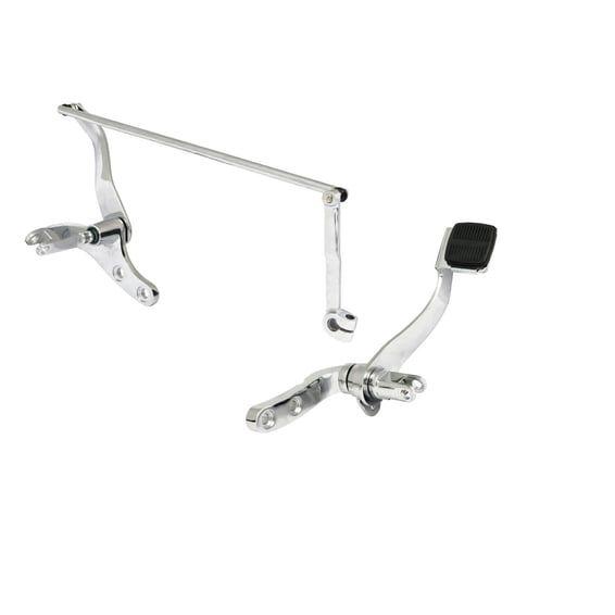 Dyna forward control assembly. Chrome