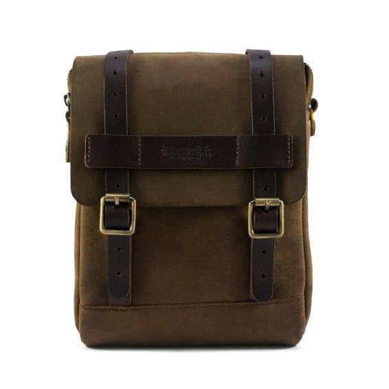 Trip Machine, tank and tail bag. 4.4 liter. Tobacco brown