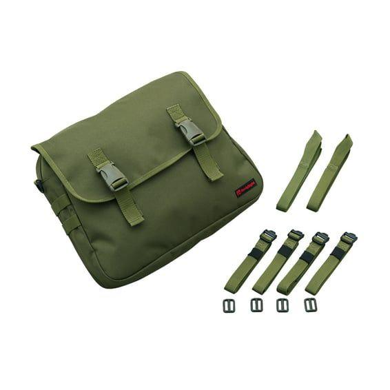 canvas saddlebag. Green