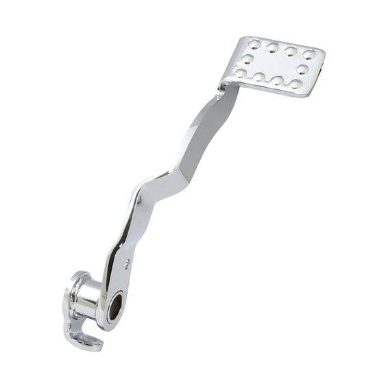Hydraulic brake pedal. Chrome