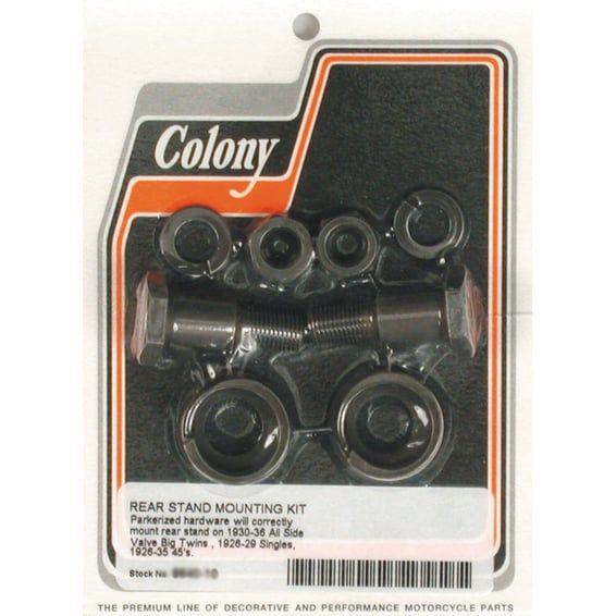 rear stand mount kit. Black