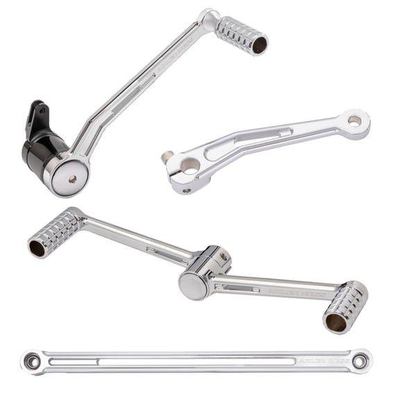 Speedliner heel/toe foot control kit. Chrome
