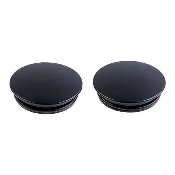 swingarm axle bolt cover kit. Matte black