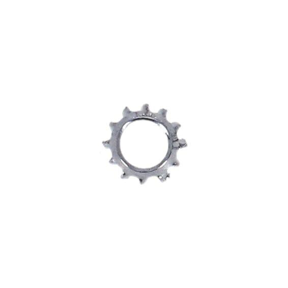 Chrome ext. countersunk lockwasher, #8