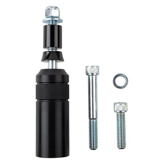 Brand, rear Delrin replacement slider kit. Black