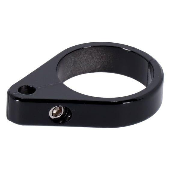 2-piece frame cable clamp. Throttle. Black
