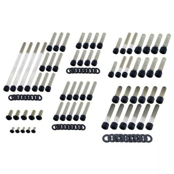 Screws4bikes, engine bolt kit. Matte black
