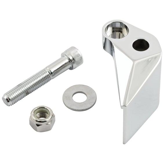 96-up right side mirror adapter. Chrome