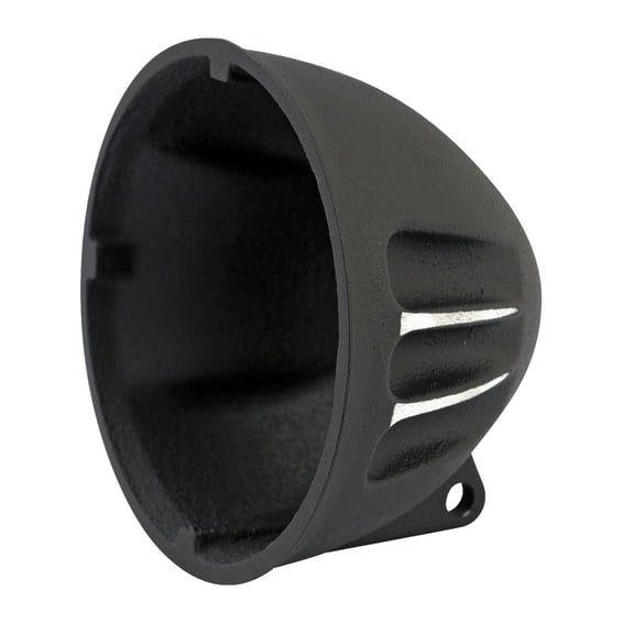Vitamin A 5-3/4" headlamp housing. Black Cut