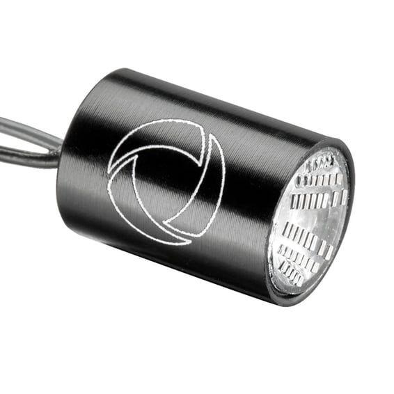 Atto® Integral turn signal. Black, clear lens