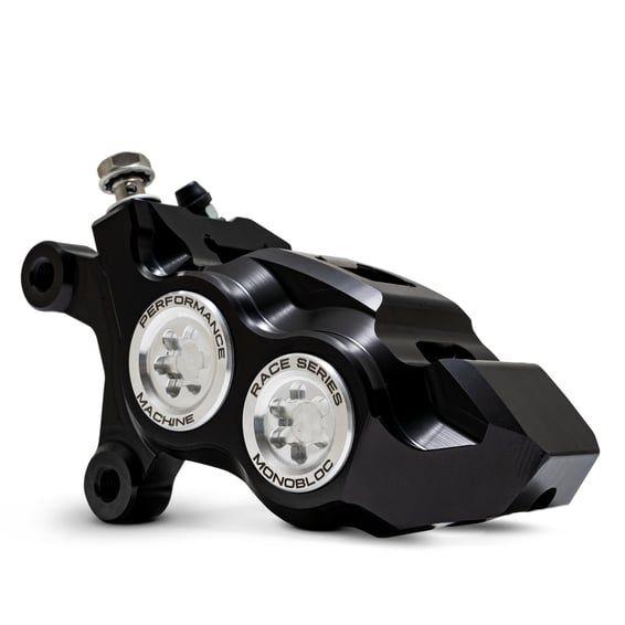 PM, Race Series 4-P Monobloc caliper. Left front. Clear