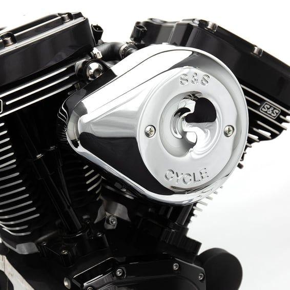 Stealth, chrome teardrop air cleaner kit